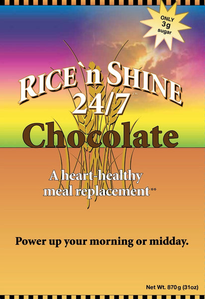 1 Bag Chocolate Rice 'n Shine 24/7 Stabilized Rice Bran Manna Shake by Patty