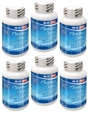 6 Bottles Original Marine Coral Calcium Classic Okinawan