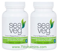 2 Month Supply Original Sea Veg 180 Capsules by FarmaSea - Immune System Support