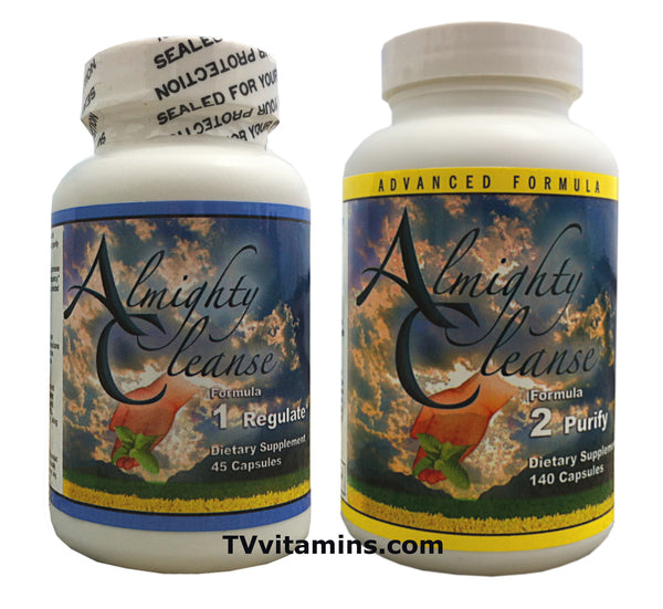 Almighty Cleanse Set Colon Detox Formula 1 Formula 2