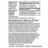 Original Sea Veg 90 Supplement Facts