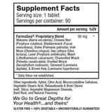 Sea Veg Jonah Junior Supplement Facts