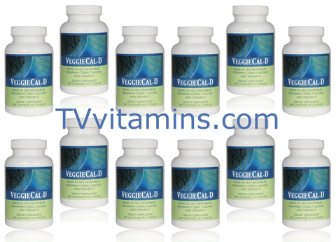 12 VeggieCal-D Sea Veg Coral Calcium Vitamin D3