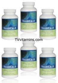 6 VeggieCal-D Sea Veg Coral Calcium Vitamin D3
