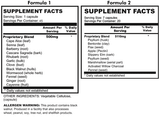 Almighty Cleanse Set Formula 1 2 Supplement Facts